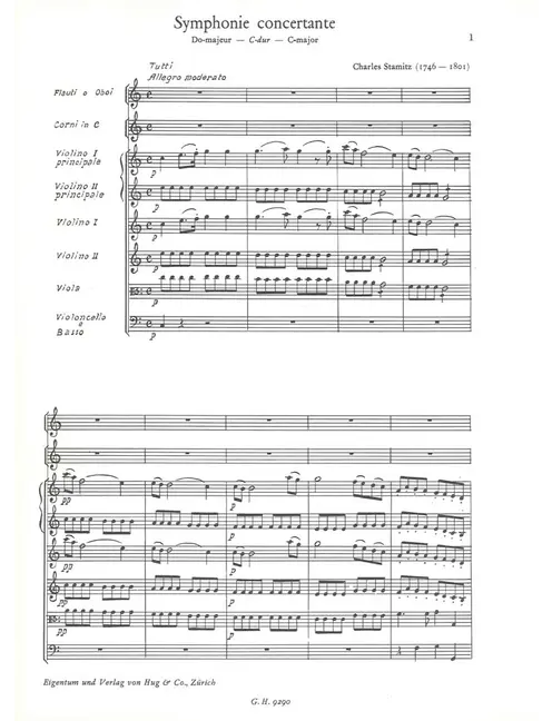 Sinfonie concertante C-Dur